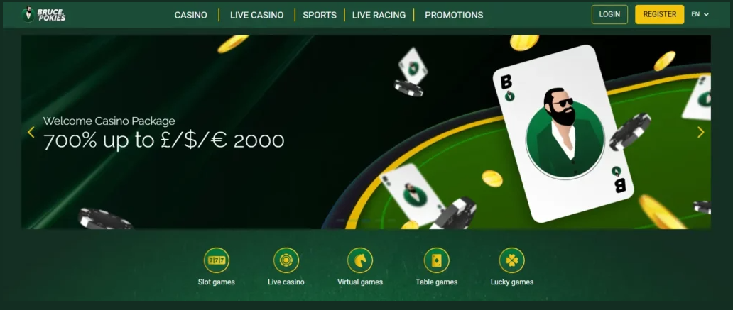 Discover the Thrill of Bruce Pokies Online Casino UK Discover the Thrill of Bruce Pokies Online Casino UK